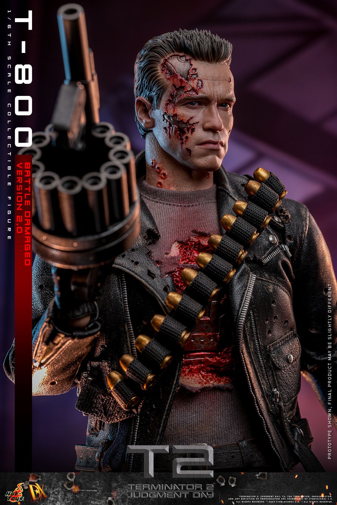 [PRE-ORDER] DX46 "Terminator 2: Judgment Day" 1/6th scale T-800 (Battle Damaged Version 2.0) Collectible Figure