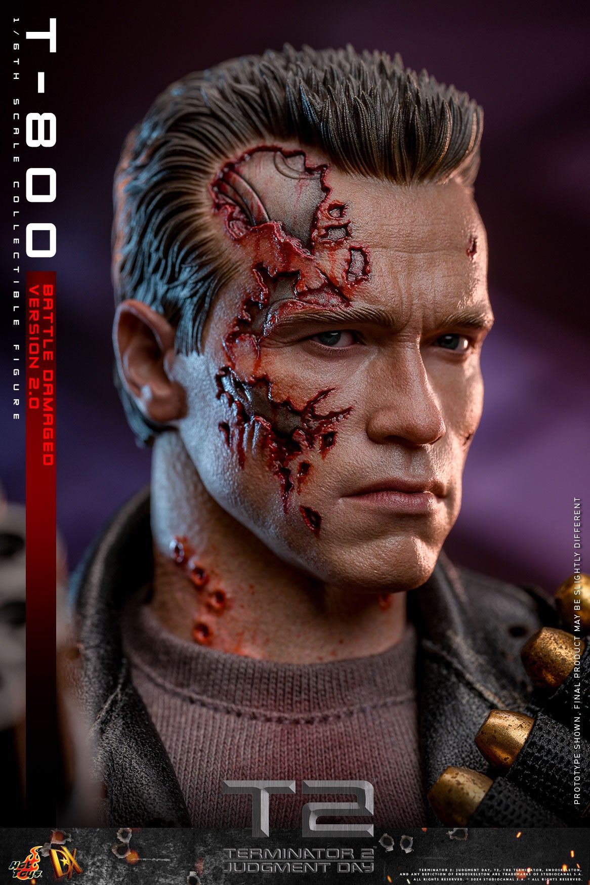 [PRE-ORDER] DX46 "Terminator 2: Judgment Day" 1/6th scale T-800 (Battle Damaged Version 2.0) Collectible Figure