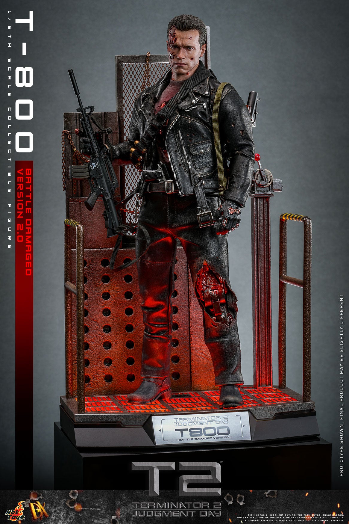 [PRE-ORDER] DX46 "Terminator 2: Judgment Day" 1/6th scale T-800 (Battle Damaged Version 2.0) Collectible Figure