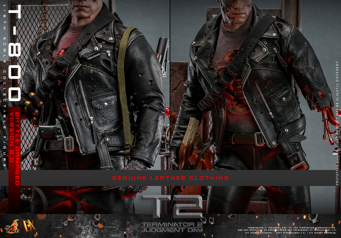 [PRE-ORDER] DX46 "Terminator 2: Judgment Day" 1/6th scale T-800 (Battle Damaged Version 2.0) Collectible Figure