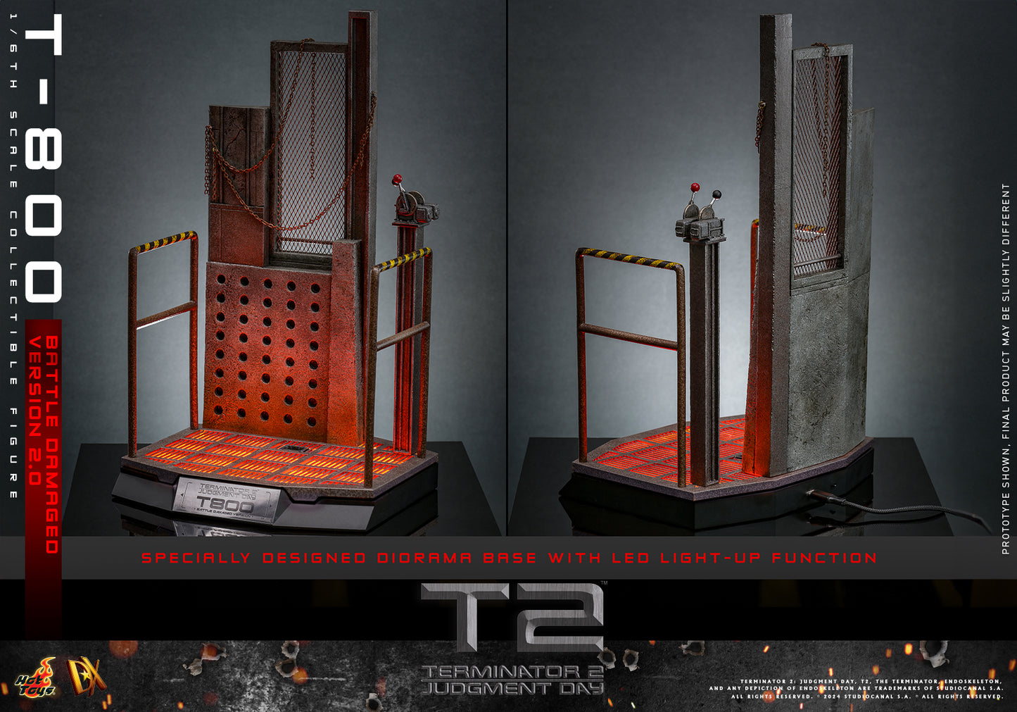 [PRE-ORDER] DX46 "Terminator 2: Judgment Day" 1/6th scale T-800 (Battle Damaged Version 2.0) Collectible Figure