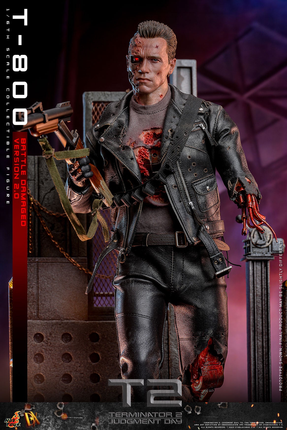 [PRE-ORDER] DX46 "Terminator 2: Judgment Day" 1/6th scale T-800 (Battle Damaged Version 2.0) Collectible Figure