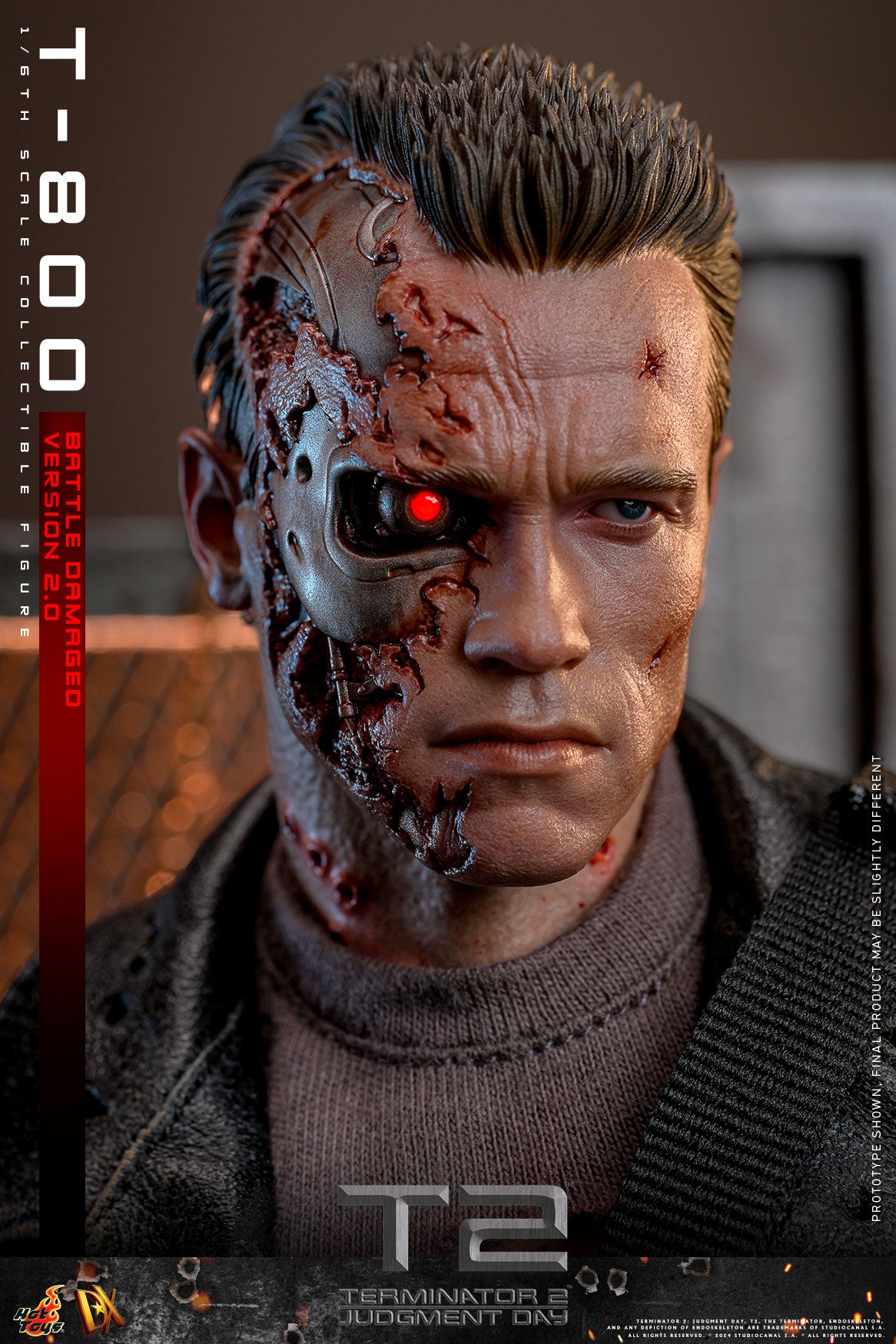 [PRE-ORDER] DX46 "Terminator 2: Judgment Day" 1/6th scale T-800 (Battle Damaged Version 2.0) Collectible Figure