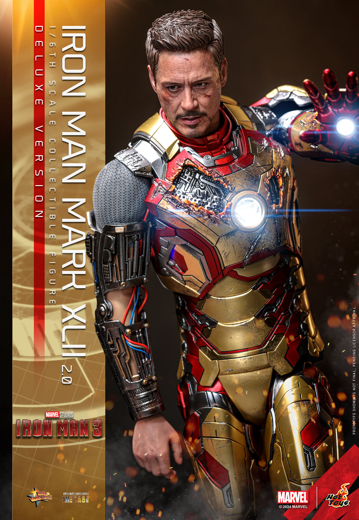 [PRE-ORDER] MMS759D66 "Iron Man 3" 1/6th scale Iron Man Mark XLII (2.0) Collectible Figure (Deluxe Version)