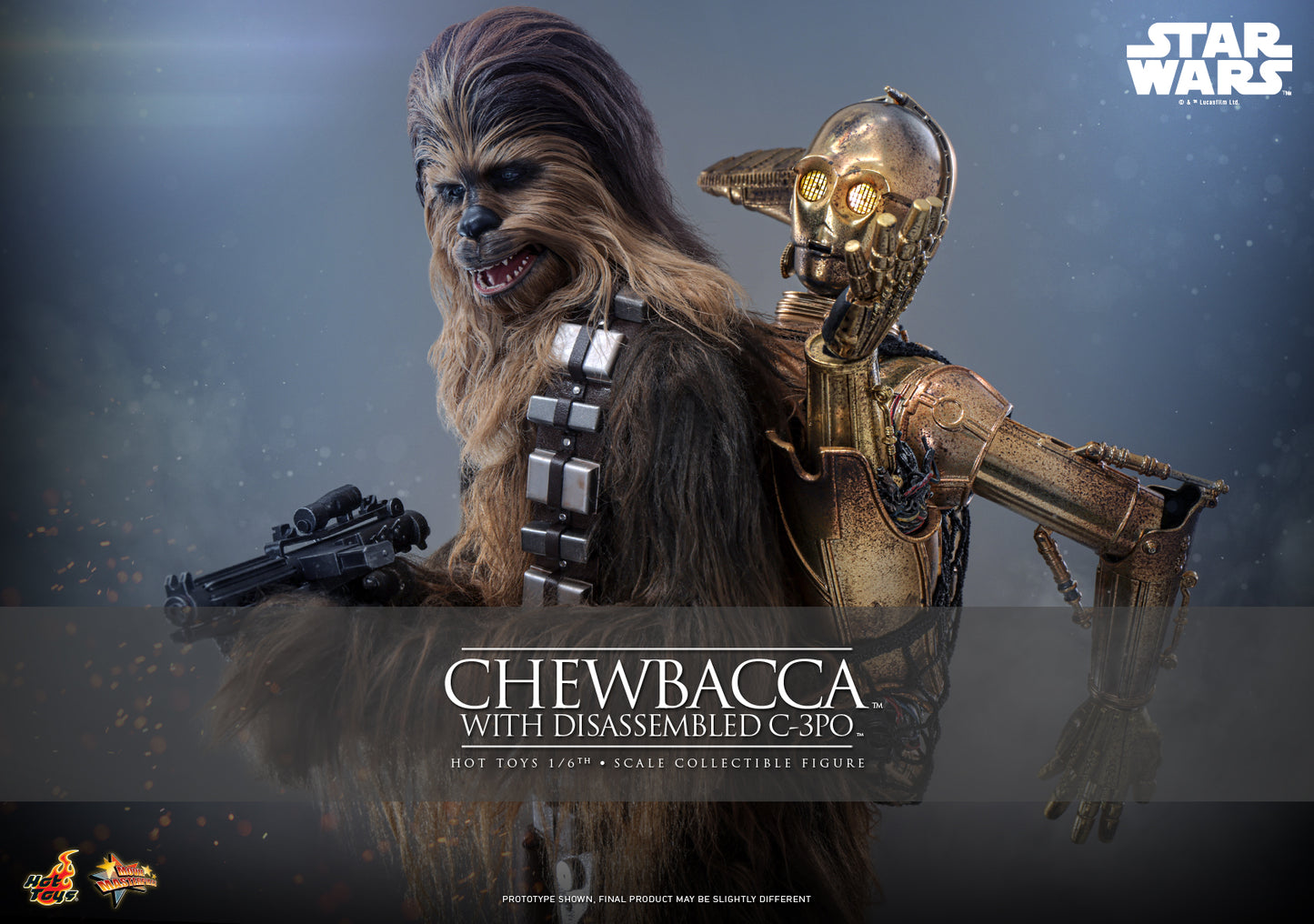 [PRE-ORDER] MMS766 "Star Wars: Episode V The Empire Strikes Back™" 1/6th scale Chewbacca™ with Disassembled C-3PO™ Collectible Figure
