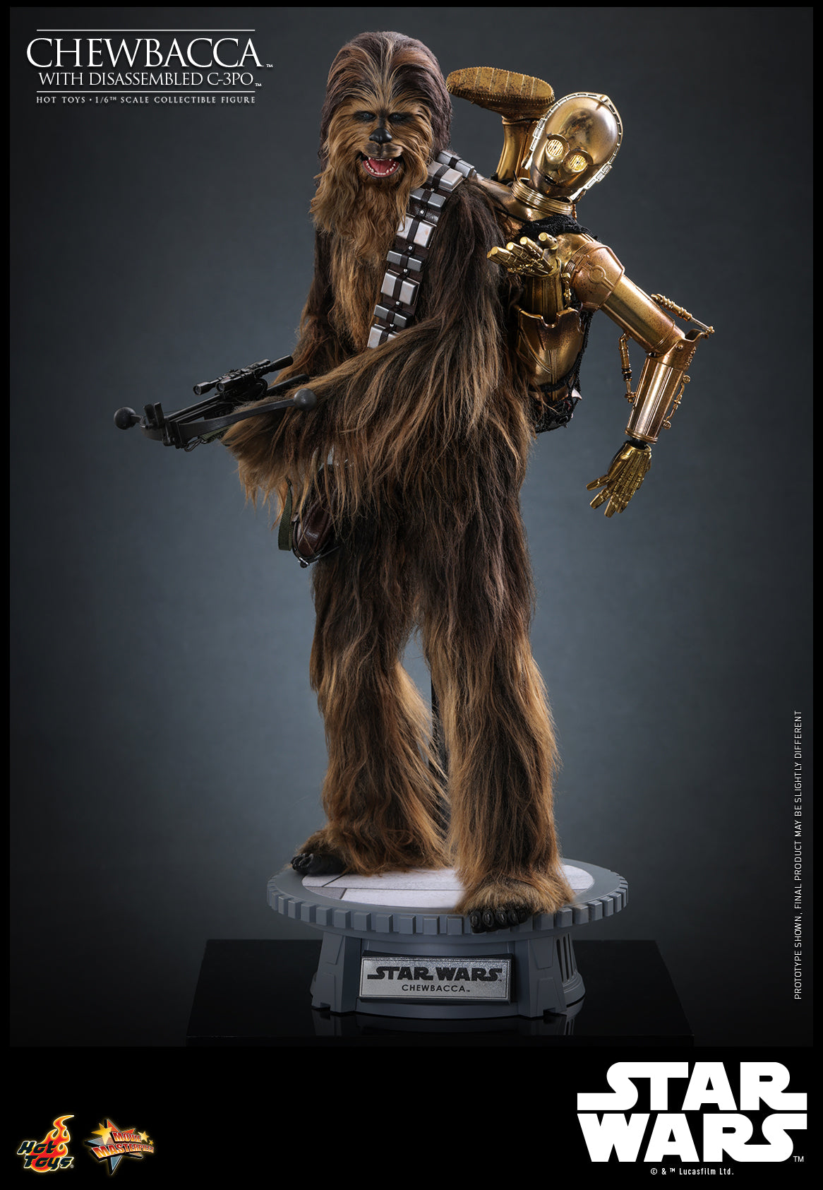 [PRE-ORDER] MMS766 "Star Wars: Episode V The Empire Strikes Back™" 1/6th scale Chewbacca™ with Disassembled C-3PO™ Collectible Figure