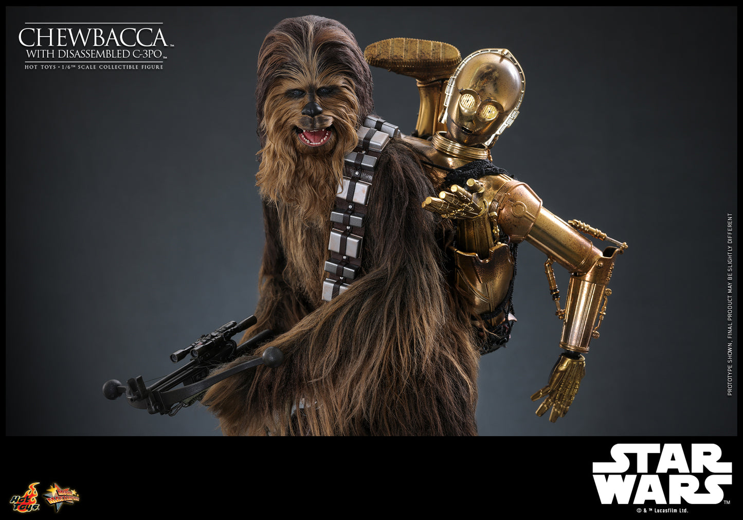 [PRE-ORDER] MMS766 "Star Wars: Episode V The Empire Strikes Back™" 1/6th scale Chewbacca™ with Disassembled C-3PO™ Collectible Figure