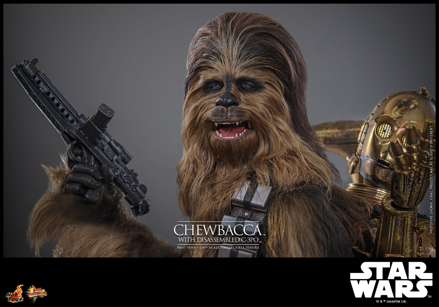 [PRE-ORDER] MMS766 "Star Wars: Episode V The Empire Strikes Back™" 1/6th scale Chewbacca™ with Disassembled C-3PO™ Collectible Figure