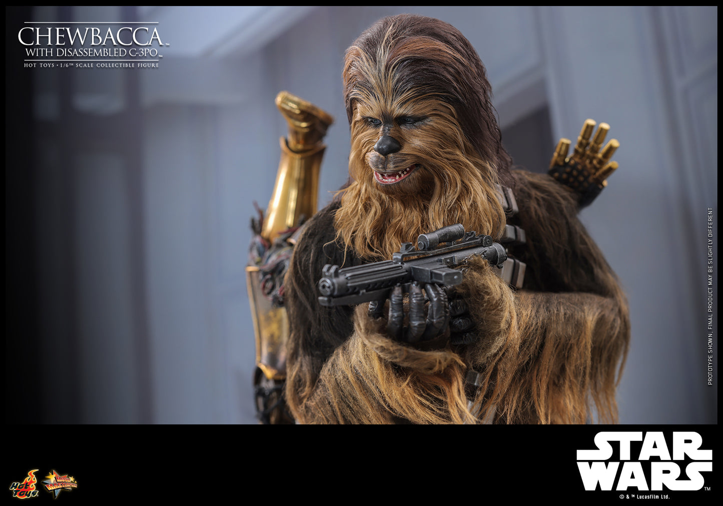 [PRE-ORDER] MMS766 "Star Wars: Episode V The Empire Strikes Back™" 1/6th scale Chewbacca™ with Disassembled C-3PO™ Collectible Figure