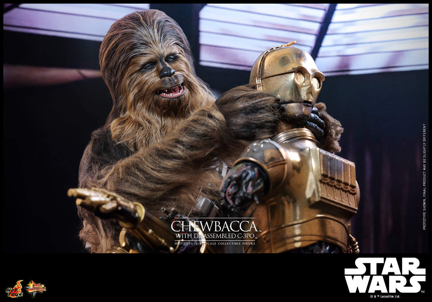 [PRE-ORDER] MMS766 "Star Wars: Episode V The Empire Strikes Back™" 1/6th scale Chewbacca™ with Disassembled C-3PO™ Collectible Figure