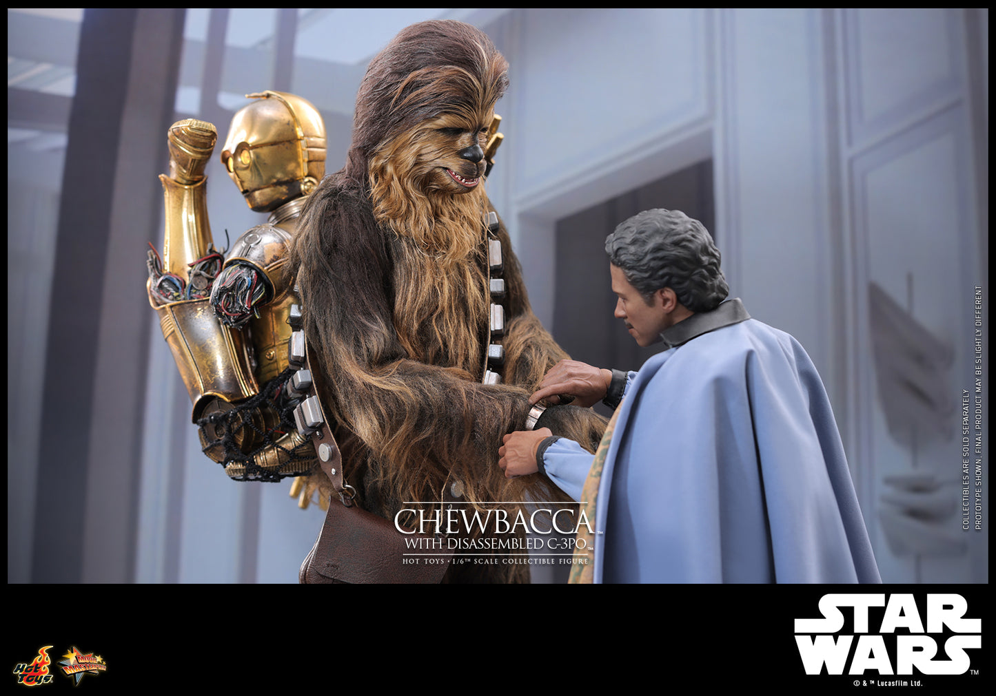 [PRE-ORDER] MMS766 "Star Wars: Episode V The Empire Strikes Back™" 1/6th scale Chewbacca™ with Disassembled C-3PO™ Collectible Figure