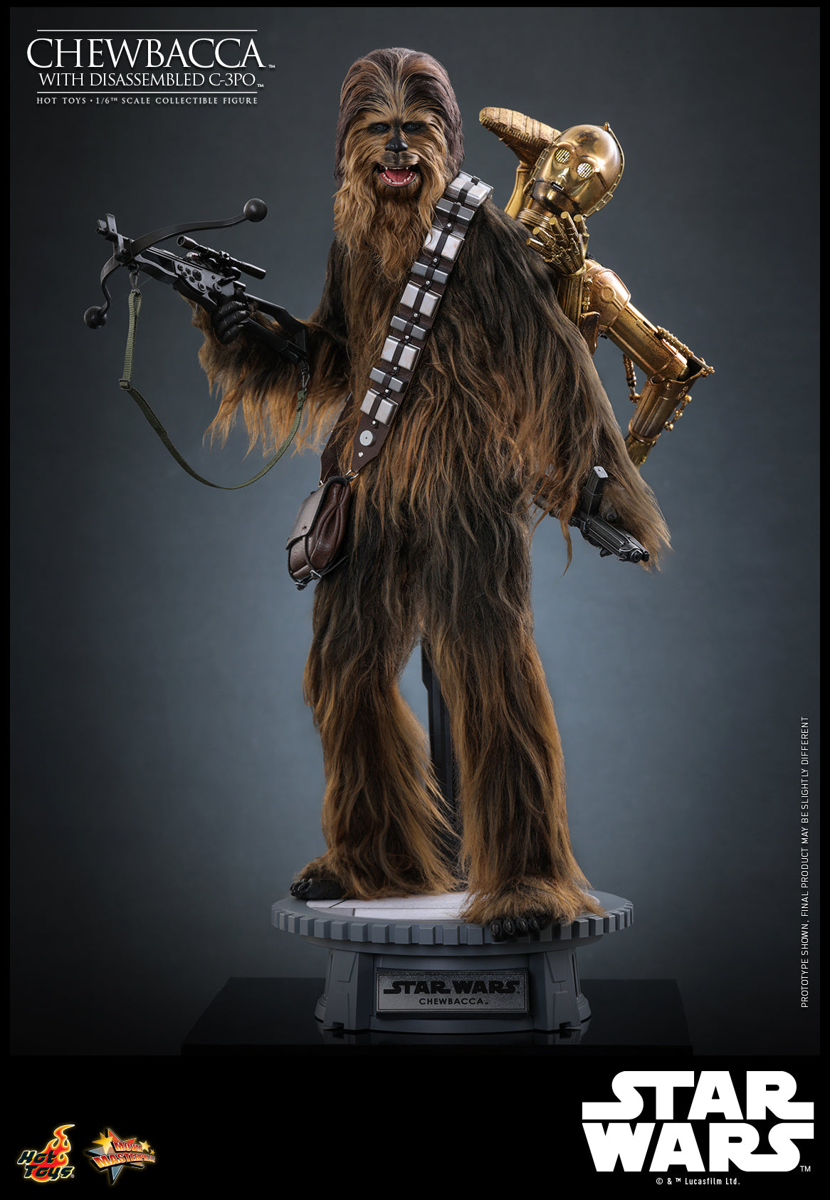 [PRE-ORDER] MMS766 "Star Wars: Episode V The Empire Strikes Back™" 1/6th scale Chewbacca™ with Disassembled C-3PO™ Collectible Figure