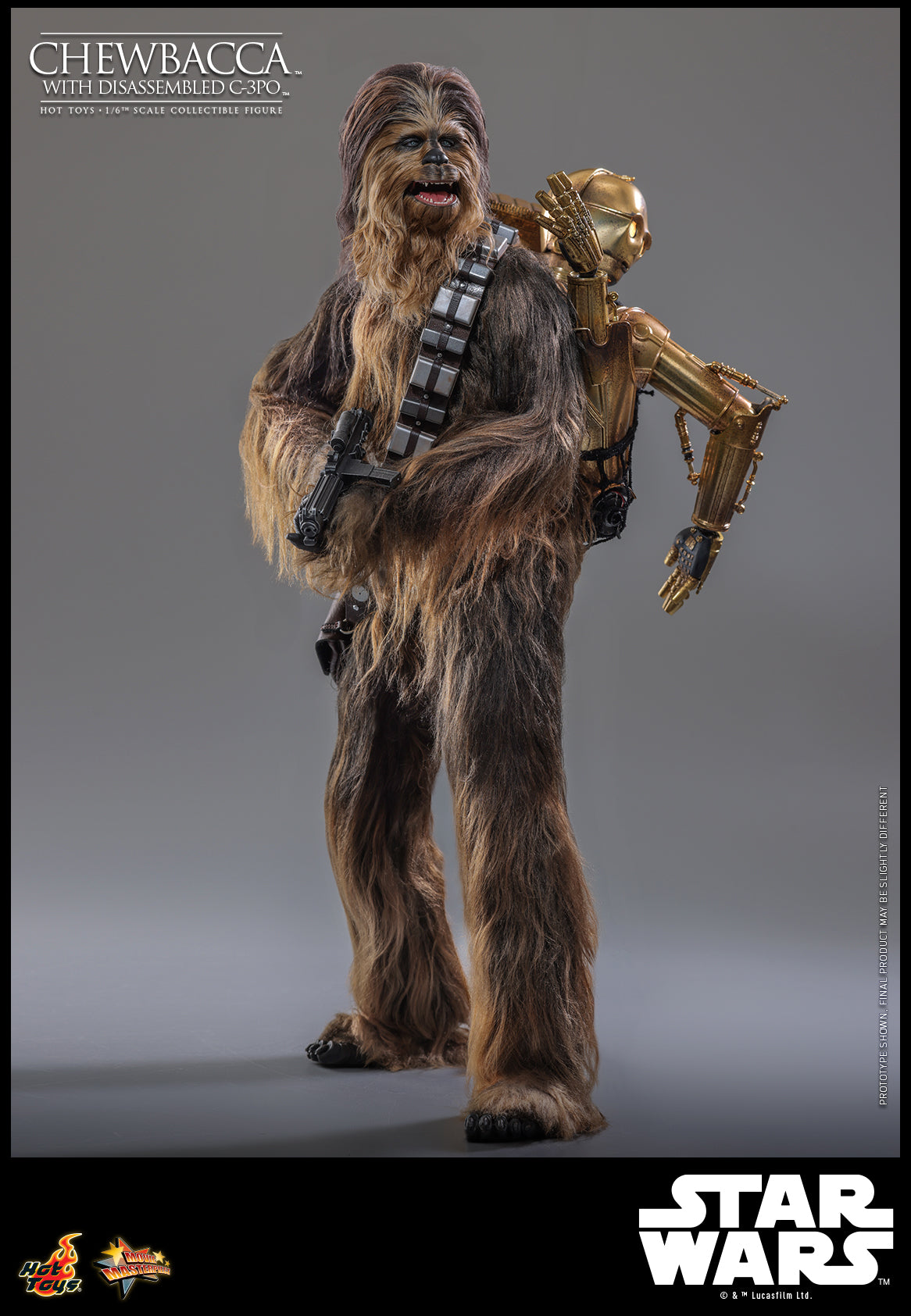 [PRE-ORDER] MMS766 "Star Wars: Episode V The Empire Strikes Back™" 1/6th scale Chewbacca™ with Disassembled C-3PO™ Collectible Figure