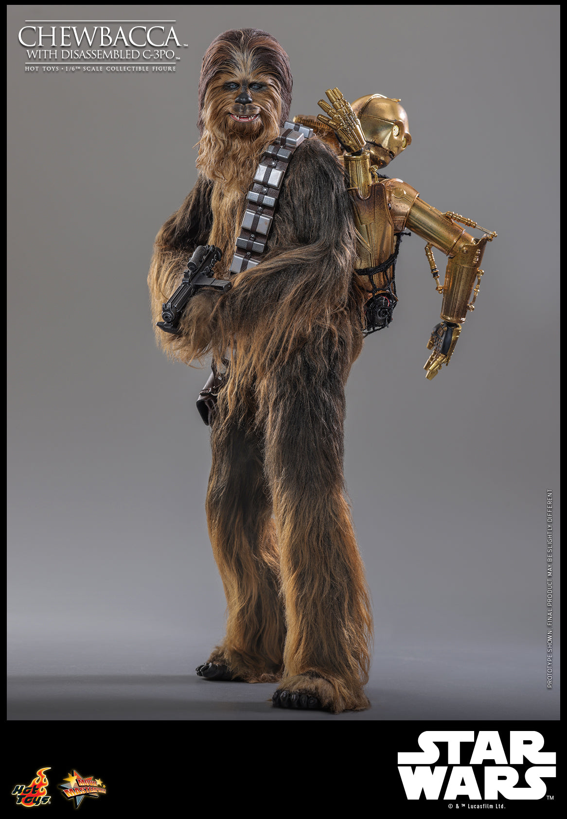[PRE-ORDER] MMS766 "Star Wars: Episode V The Empire Strikes Back™" 1/6th scale Chewbacca™ with Disassembled C-3PO™ Collectible Figure