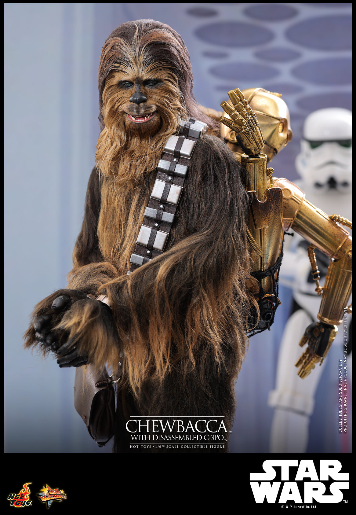 [PRE-ORDER] MMS766 "Star Wars: Episode V The Empire Strikes Back™" 1/6th scale Chewbacca™ with Disassembled C-3PO™ Collectible Figure