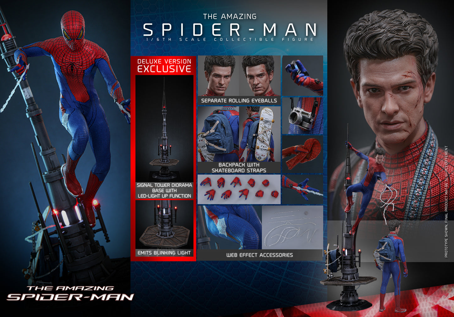 [PRE-ORDER] MMS772 "The Amazing Spider-Man" 1/6th scale The Amazing Spider-Man Collectible Figure (Deluxe Version)
