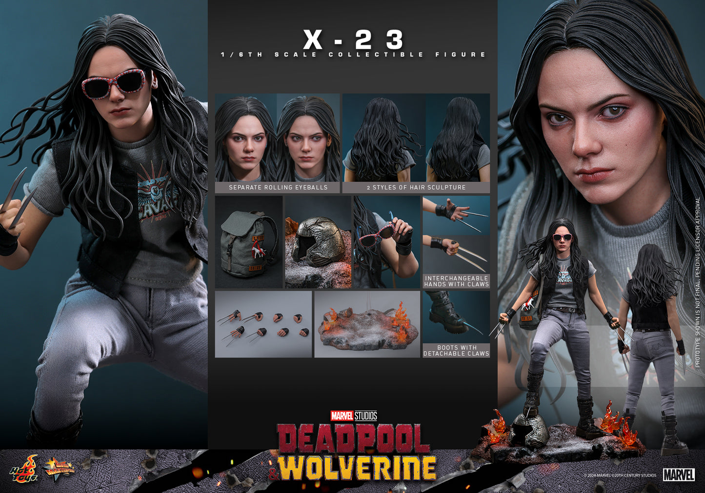 [PRE-ORDER] MMS781 "Deadpool & Wolverine" 1/6th scale X-23 Collectible Figure