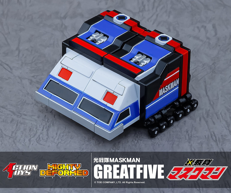 [BACK-ORDER] Maskman Great Five Mighty Deformed Action Figure