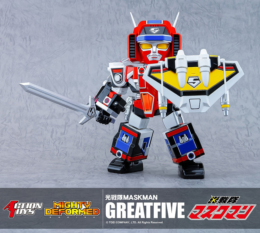 [BACK-ORDER] Maskman Great Five Mighty Deformed Action Figure
