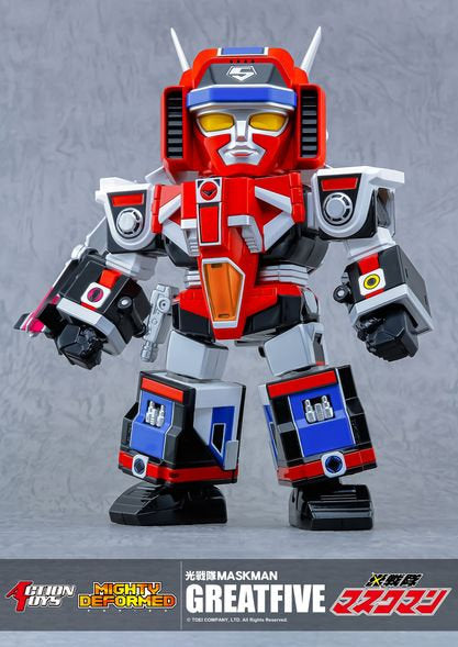 [BACK-ORDER] Maskman Great Five Mighty Deformed Action Figure
