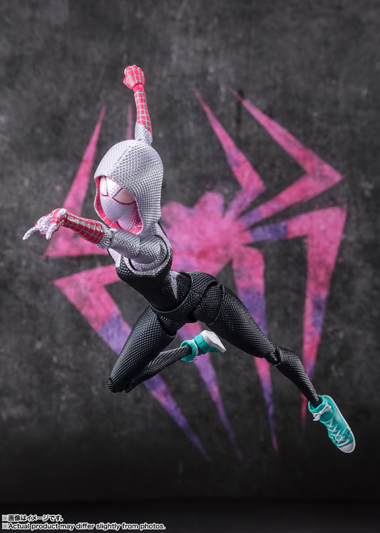 [IN STOCK HK] S.H.Figuarts Spider-Gwen (Spider-Man: Across the Spider-Verse) -1610 ROOFTOP VER.-