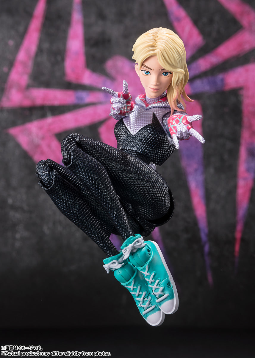 [IN STOCK HK] S.H.Figuarts Spider-Gwen (Spider-Man: Across the Spider-Verse) -1610 ROOFTOP VER.-