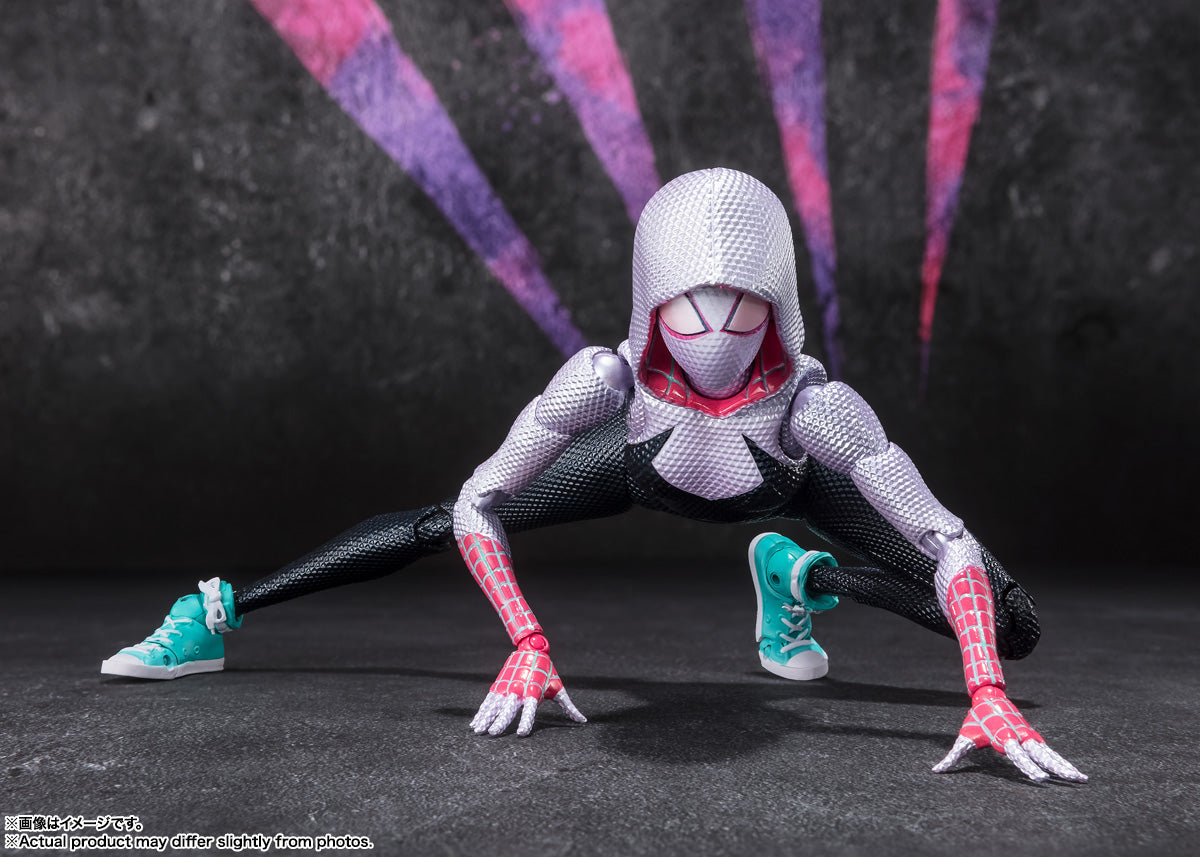 [IN STOCK HK] S.H.Figuarts Spider-Gwen (Spider-Man: Across the Spider-Verse) -1610 ROOFTOP VER.-