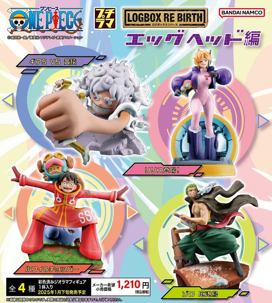 [PRE-ORDER] One Piece Petitrama series LOGBOX RE BIRTH Ver. Egghead set