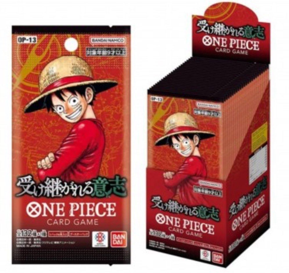 [IN STOCK in HK] ONE PIECE CARD GAME BOOSTER Pack [OP-13] Full Case of 12 Boxes (288 Packs) Japanese