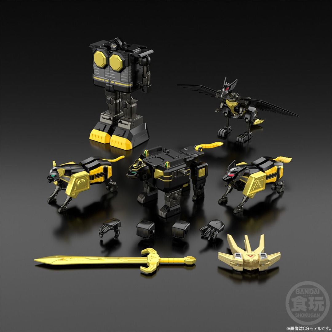 [IN STOCK in HK] SMP [SHOKUGAN MODELING PROJECT] SEIJŪ GATTAI GINGAIŌ BLACK VERSION