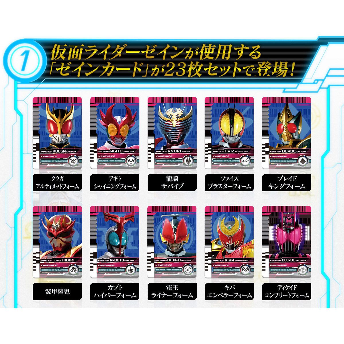 [PRE-ORDER] Kamen Rider PREMIUM DX ZEINCARDSET