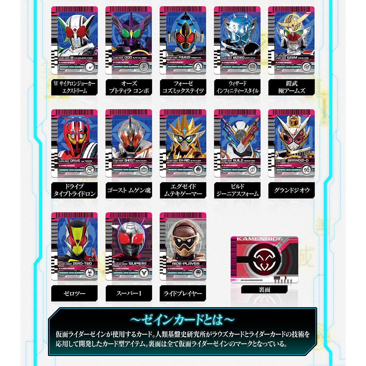 [PRE-ORDER] Kamen Rider PREMIUM DX ZEINCARDSET