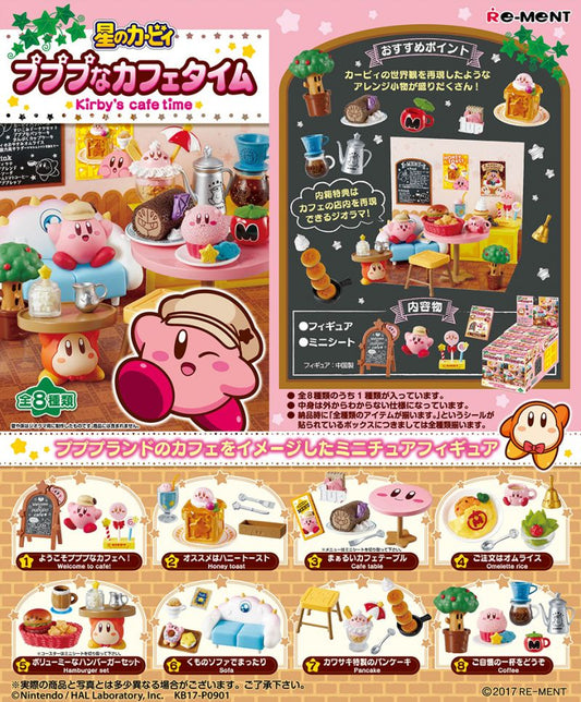 [PRE-ORDER] Re-ment - Kirby Café Time (Original Box Complete Set of 8)
