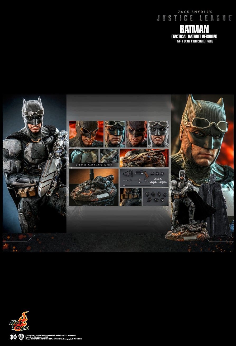 [IN STOCK in HK] Hot Toys TMS085 Zack Snyder's Justice League Batman Tactical Batsuit Version 1/6