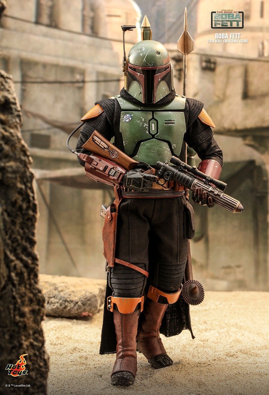 [IN STOCK in HK] Hot Toys TMS078 Star Wars The Book of Boba Fett Boba Fett 1/6th Action Figure