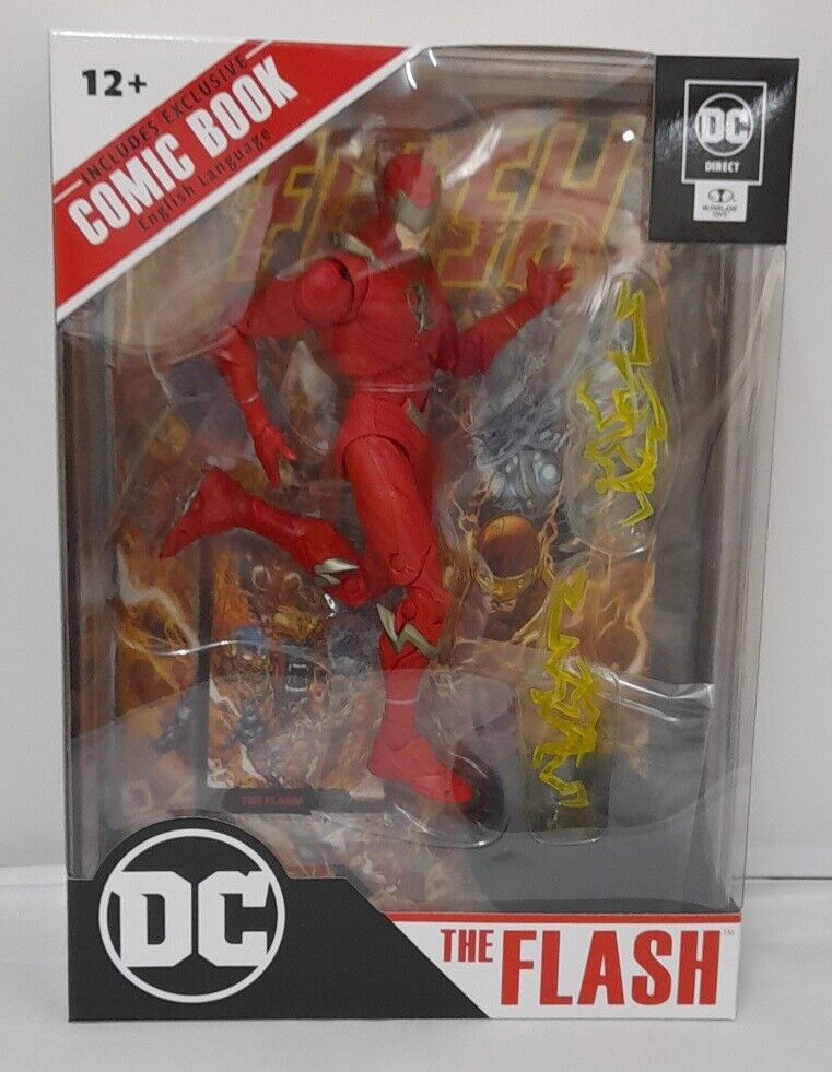 [IN STOCK in AU] The Flash With The Flash Comic Page Punchers DC Gaming 7in Figure