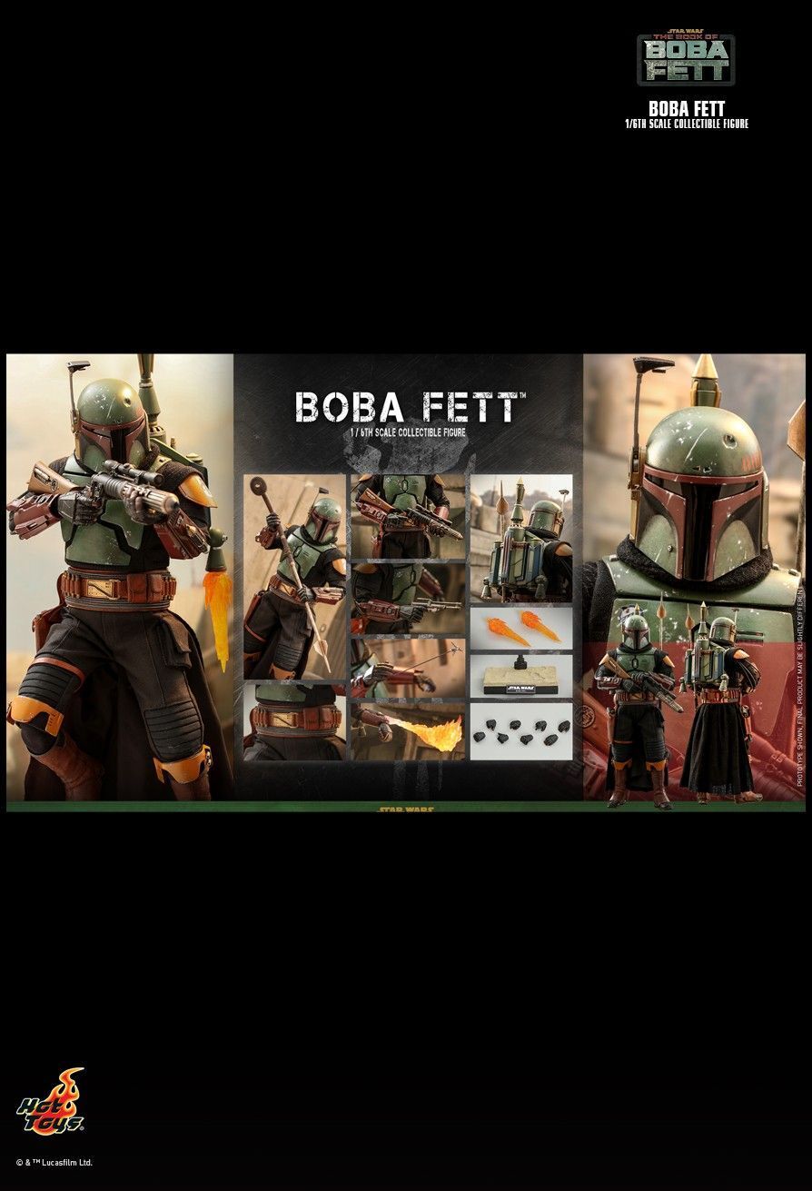 [IN STOCK in HK] Hot Toys TMS078 Star Wars The Book of Boba Fett Boba Fett 1/6th Action Figure