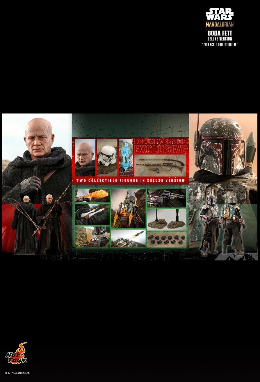 Hot Toys TMS034 - Corps De Figurine Boba Fett (The Mandalorian) Star Wars 1/6, Loose