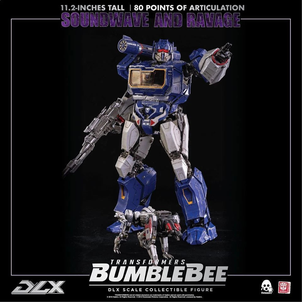 [IN STOCK in AU] Transformers Bumblebee DLX Soundwave and Ravage Figure