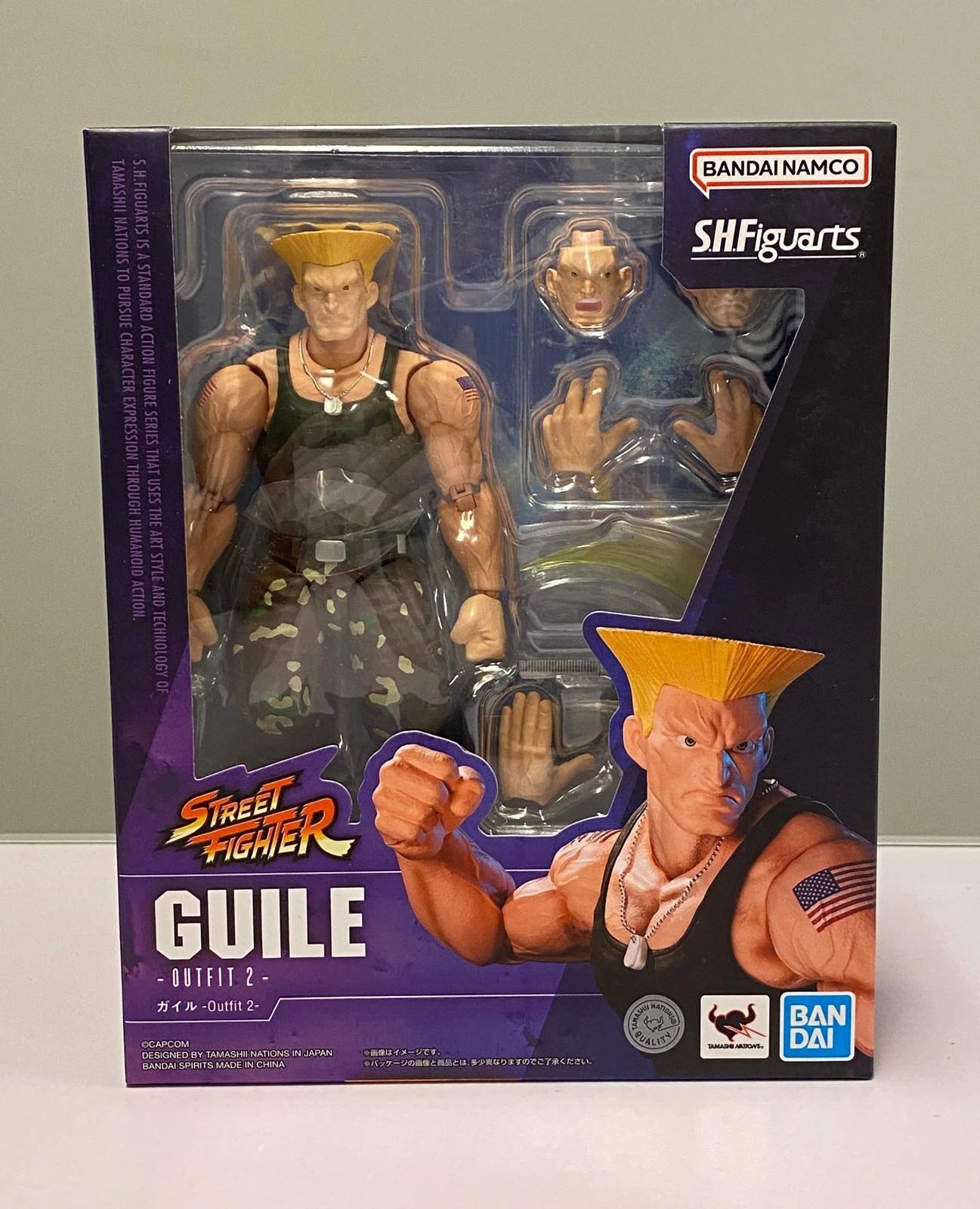 [IN STOCK in AU] Street Fighter S.H.Figuarts GUILE -Outfit 2-