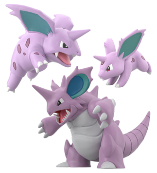 [PRE-ORDER] POKÉMON SCALE WORLD KANTO REGION NIDORAN♂ & NIDORINO & NIDOKING
