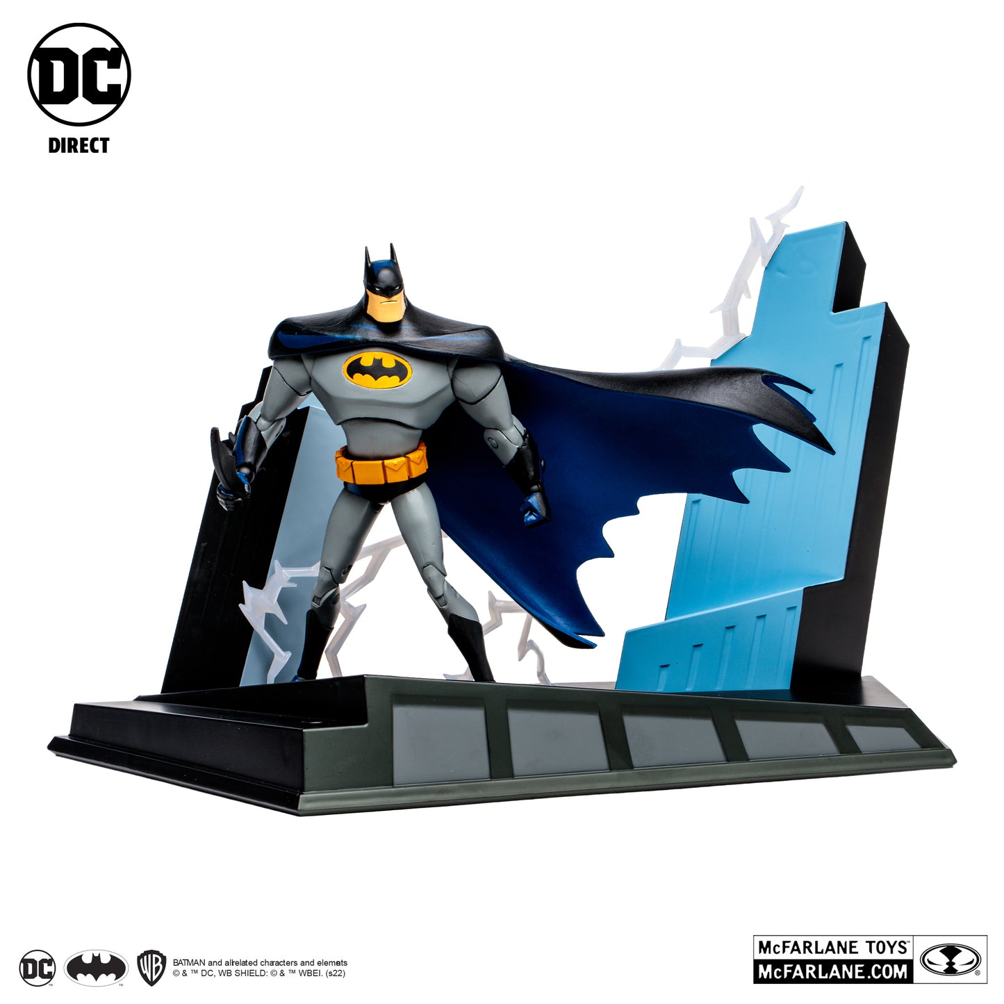 [IN STOCK in HK] DC Gaming 7in Figure Batman The Animated Series Gold Label 30rh