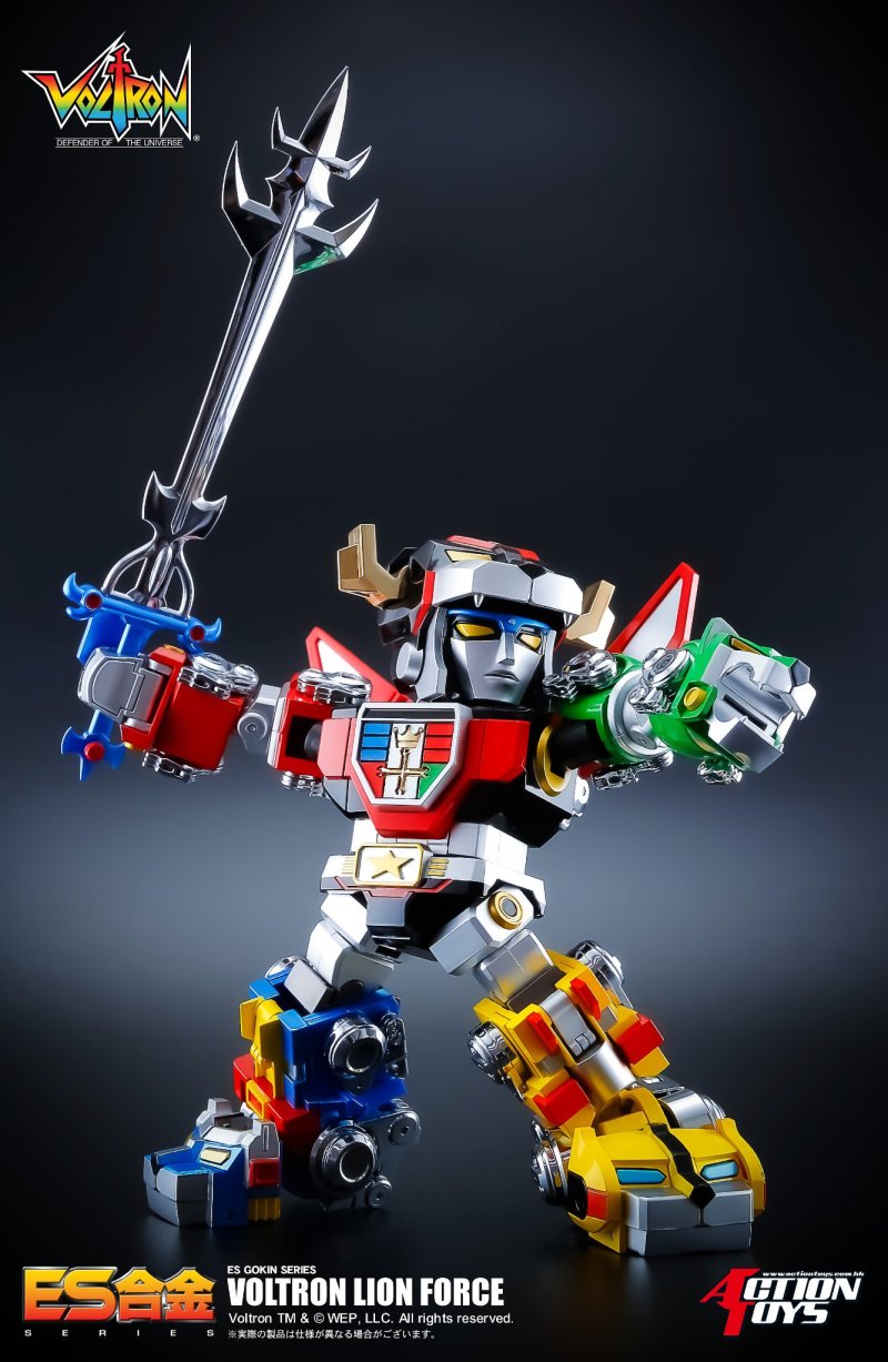 [IN STOCK in HK] ES Gokin Defender of the Universe Voltron Lion Force