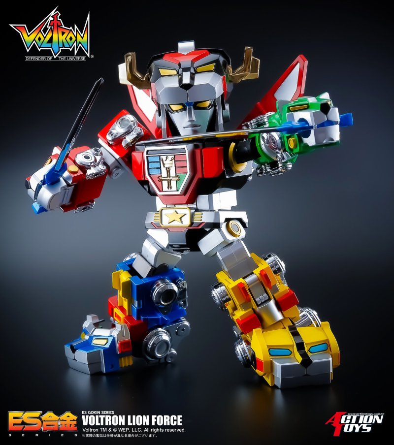 [IN STOCK in HK] ES Gokin Defender of the Universe Voltron Lion Force