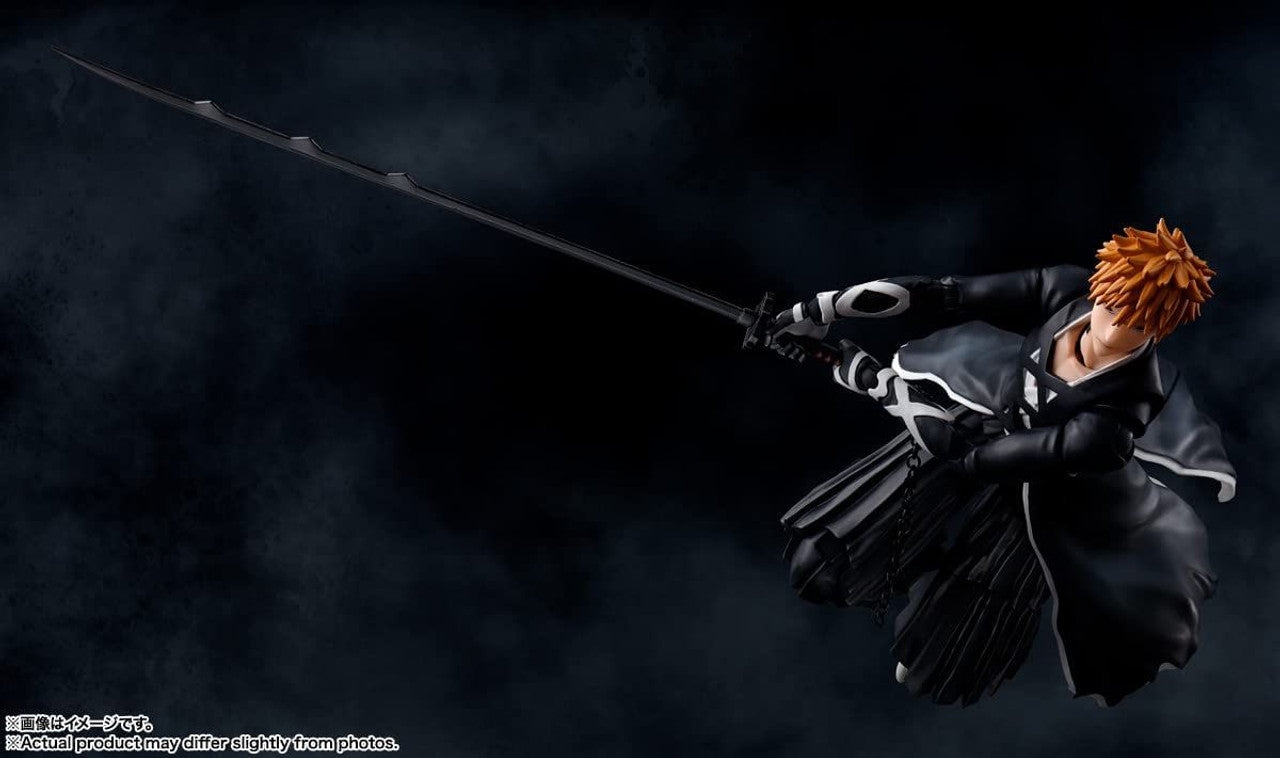 [IN STOCK in HK] S.H.Figuarts Bleach Ichigo Kurosaki Bankai Ten Chain Zangetsu