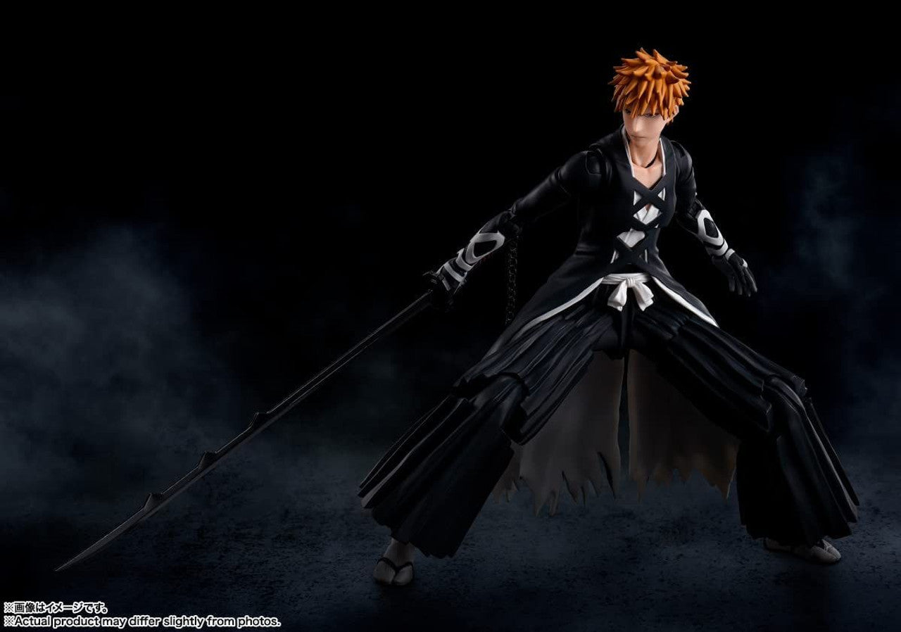 [IN STOCK in HK] S.H.Figuarts Bleach Ichigo Kurosaki Bankai Ten Chain Zangetsu