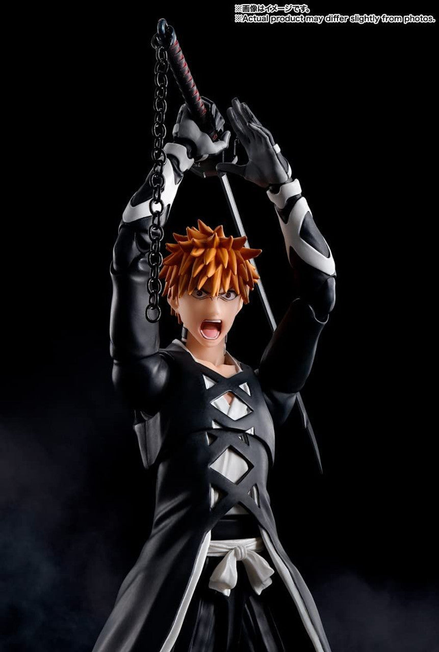 [IN STOCK in HK] S.H.Figuarts Bleach Ichigo Kurosaki Bankai Ten Chain Zangetsu