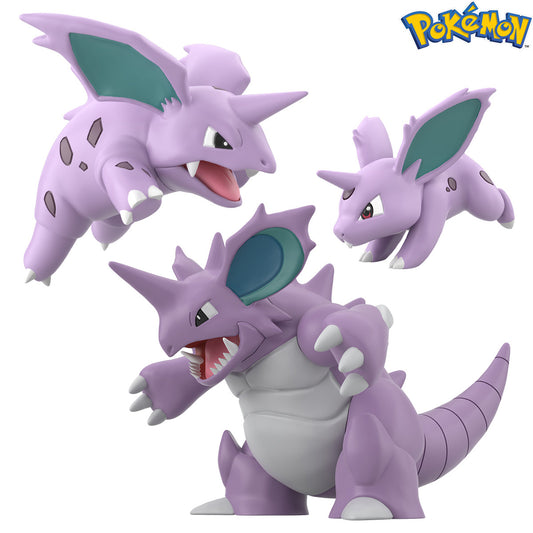 [PRE-ORDER] Pokemon Scale World Kanto Region Nidoran & Nidorino & Nidoking