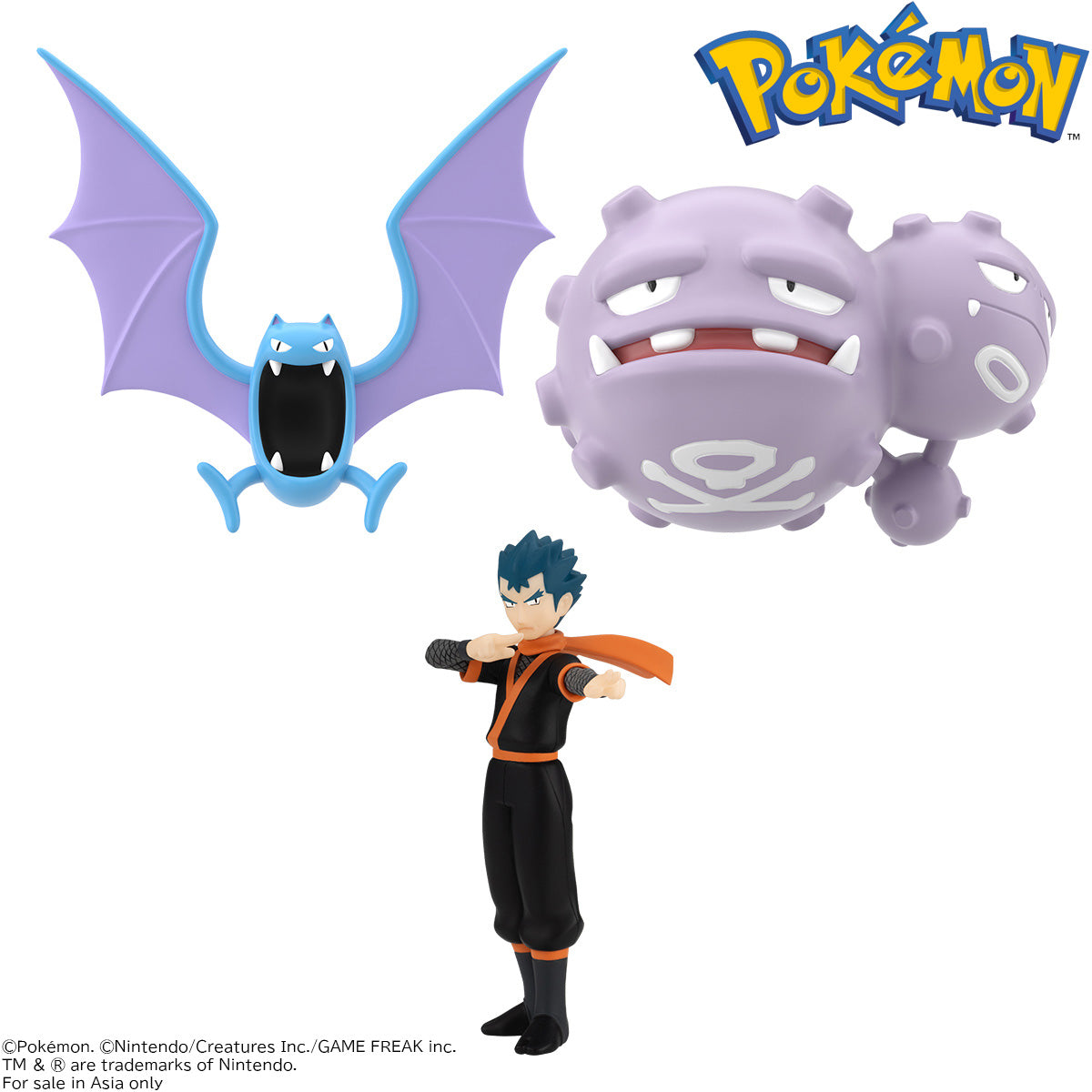 [PRE-ORDER] Pokemon Scale World Kanto Region Koga & Golbat & Weezing