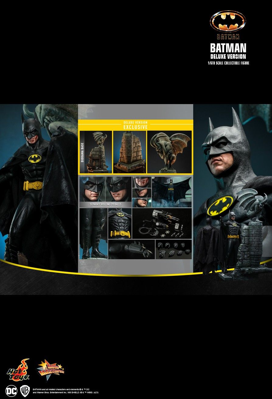 [IN STOCK in HK] MMS693 Batman 1989 Deluxe Version Collectible 1/6 Figure